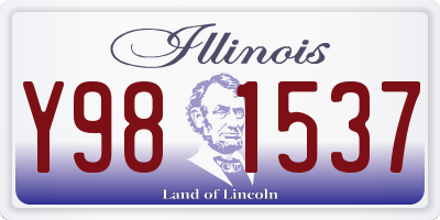 IL license plate Y981537