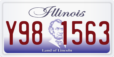 IL license plate Y981563
