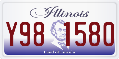 IL license plate Y981580