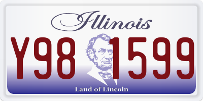 IL license plate Y981599