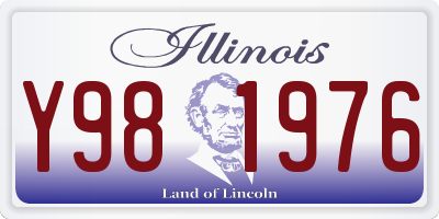 IL license plate Y981976