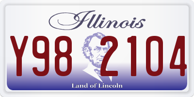 IL license plate Y982104