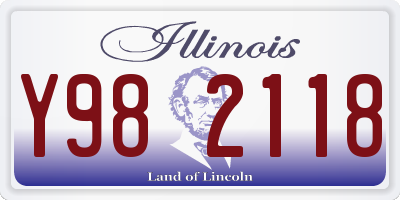 IL license plate Y982118