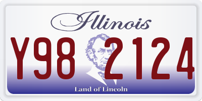 IL license plate Y982124