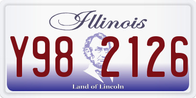 IL license plate Y982126