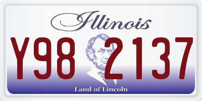 IL license plate Y982137