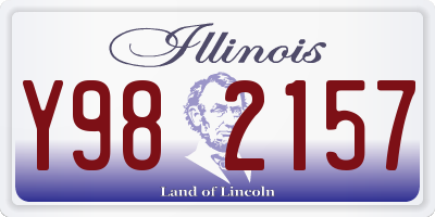 IL license plate Y982157