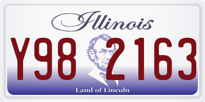 IL license plate Y982163
