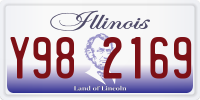 IL license plate Y982169