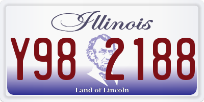 IL license plate Y982188