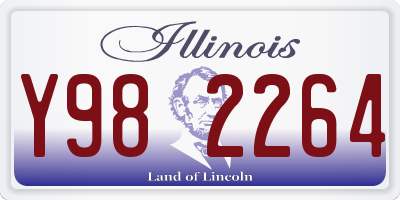 IL license plate Y982264