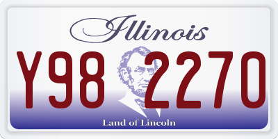 IL license plate Y982270