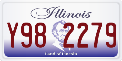 IL license plate Y982279