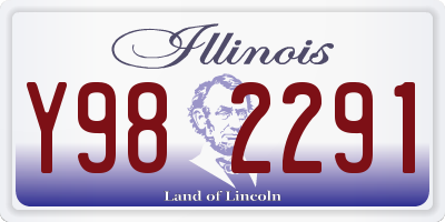 IL license plate Y982291