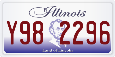 IL license plate Y982296