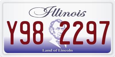 IL license plate Y982297