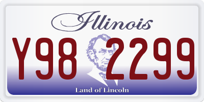 IL license plate Y982299