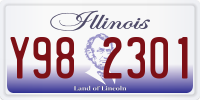 IL license plate Y982301