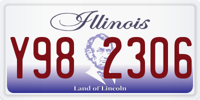 IL license plate Y982306