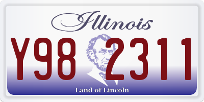 IL license plate Y982311