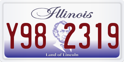 IL license plate Y982319