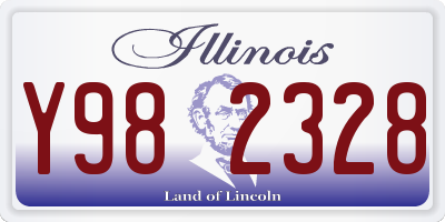 IL license plate Y982328