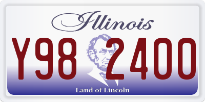 IL license plate Y982400