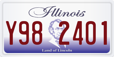 IL license plate Y982401