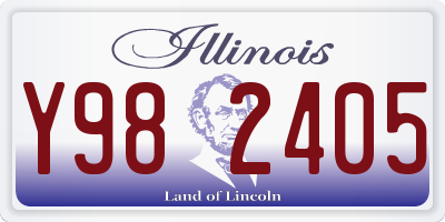 IL license plate Y982405