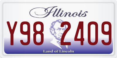IL license plate Y982409
