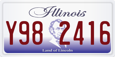 IL license plate Y982416