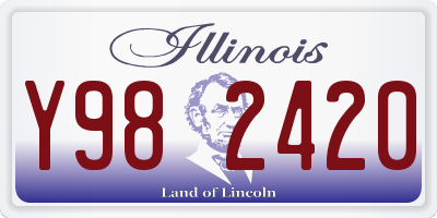IL license plate Y982420