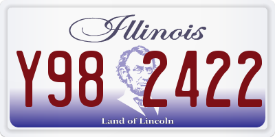 IL license plate Y982422
