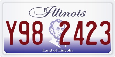 IL license plate Y982423