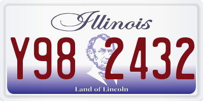 IL license plate Y982432