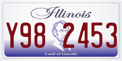 IL license plate Y982453