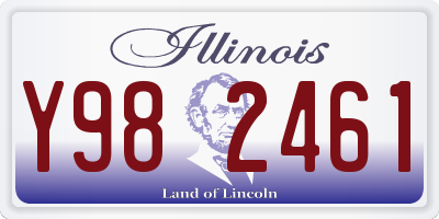 IL license plate Y982461