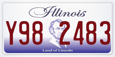 IL license plate Y982483