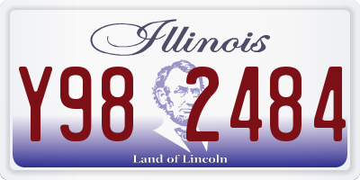 IL license plate Y982484