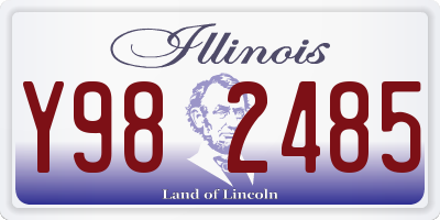 IL license plate Y982485