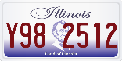 IL license plate Y982512