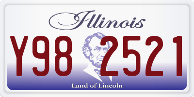 IL license plate Y982521