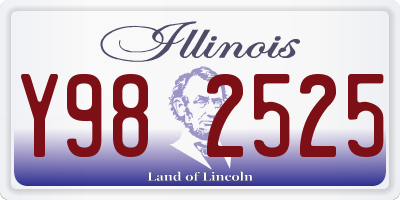 IL license plate Y982525
