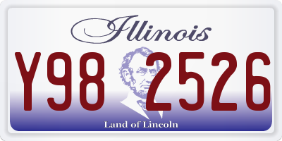 IL license plate Y982526