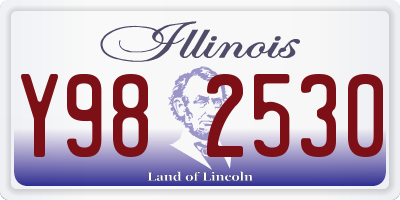 IL license plate Y982530
