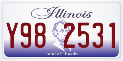 IL license plate Y982531