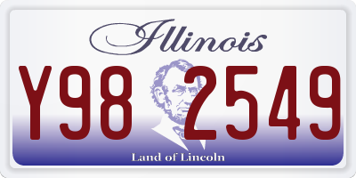 IL license plate Y982549