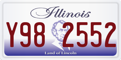 IL license plate Y982552