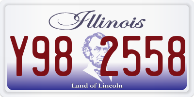 IL license plate Y982558