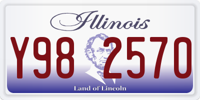 IL license plate Y982570